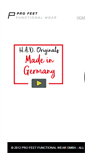 Mobile Screenshot of profeet.de